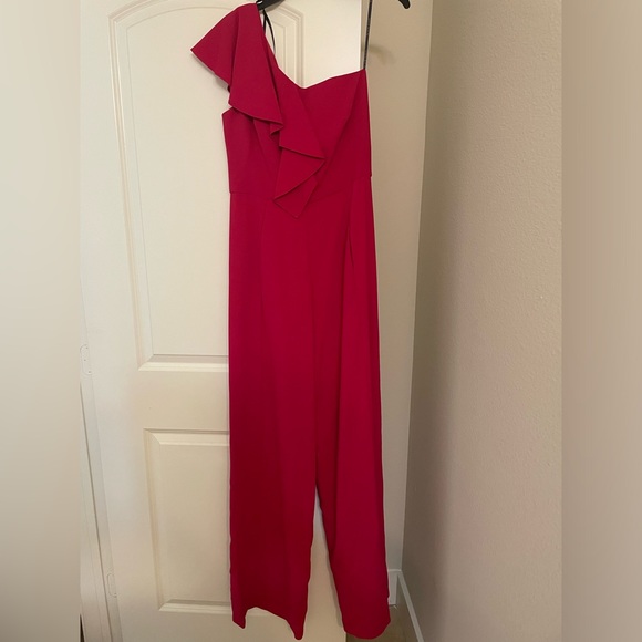 Black Halo Red Jumpsuit - Picture 4 of 5
